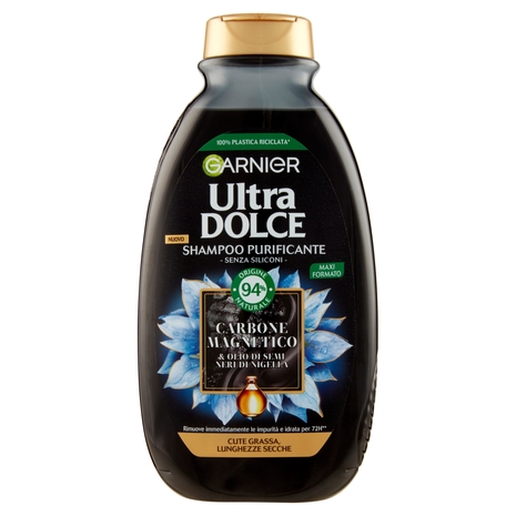 Garnier Ultra Dolce Carbone Magnetico Shampoo Purificante & Idratante 300 ml